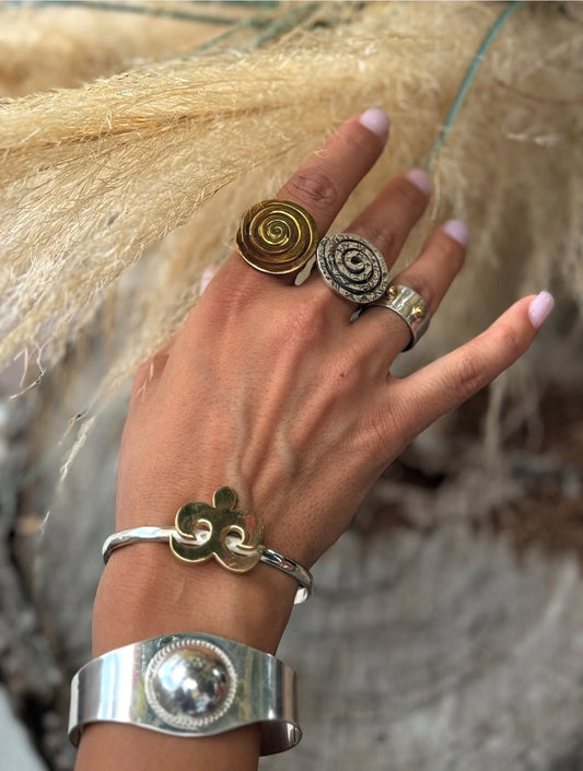 The Infinity Set: Ring & Earrings