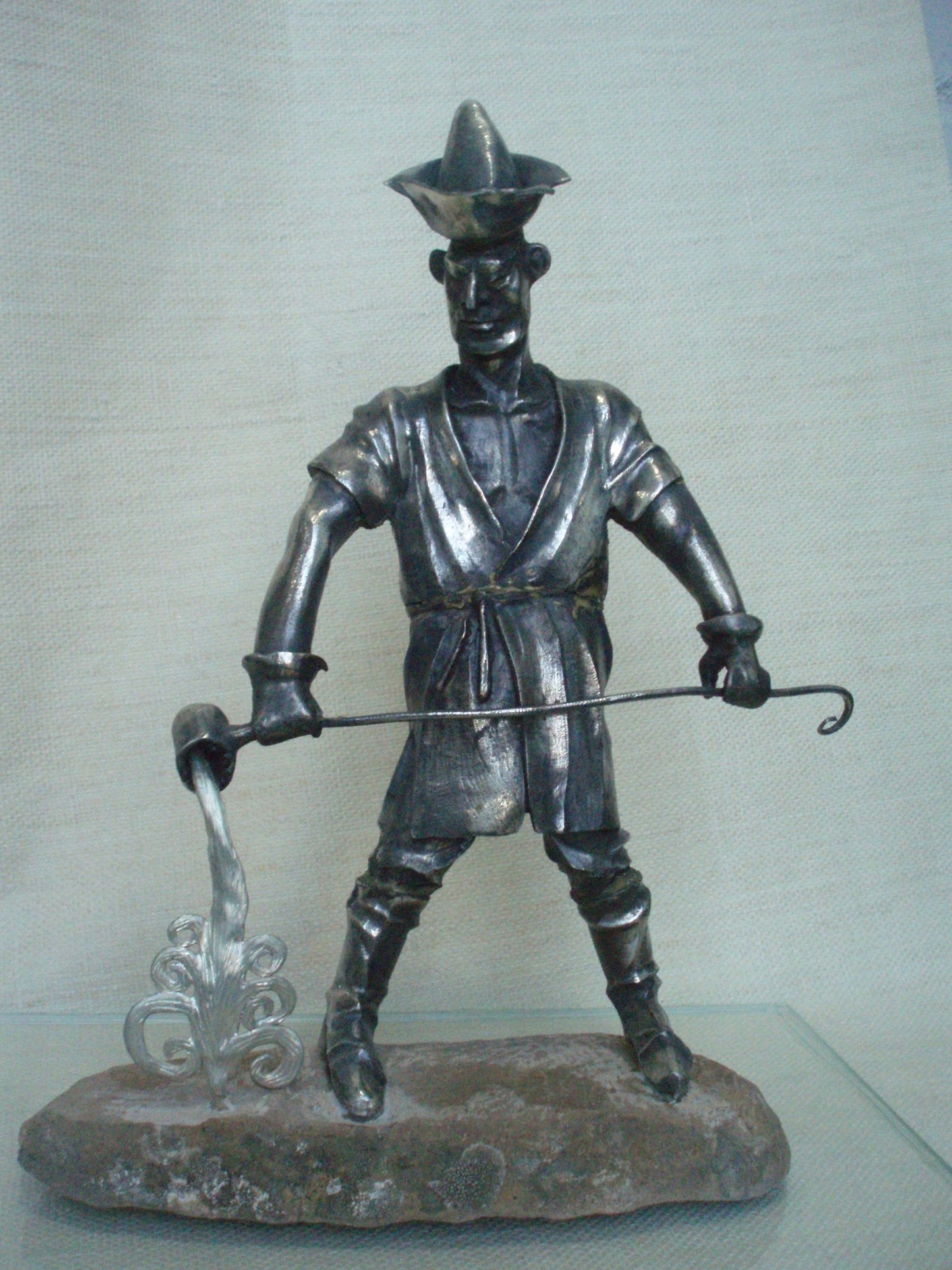 Sculpture "Kazakh metal"